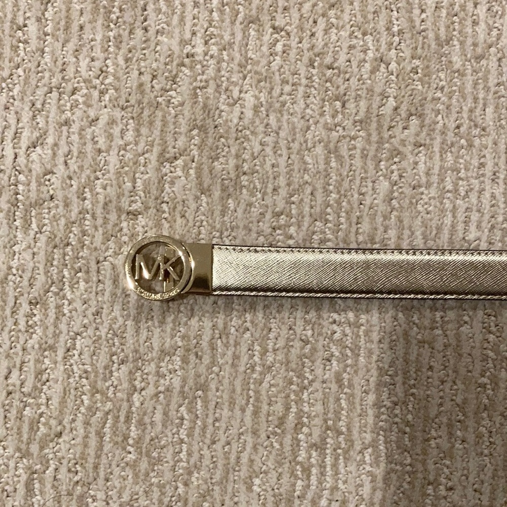 Gold/tan reversible Michael kors belt!